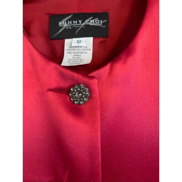 100% Silk and real fur suit - Picture 4 of 8